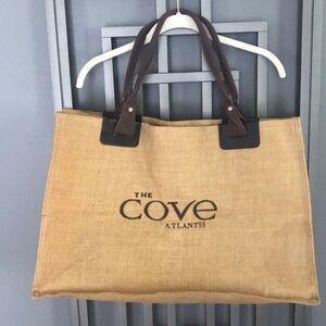 NEW The Cove Atlantis Large Jute Lightweight beach bag, tote bag